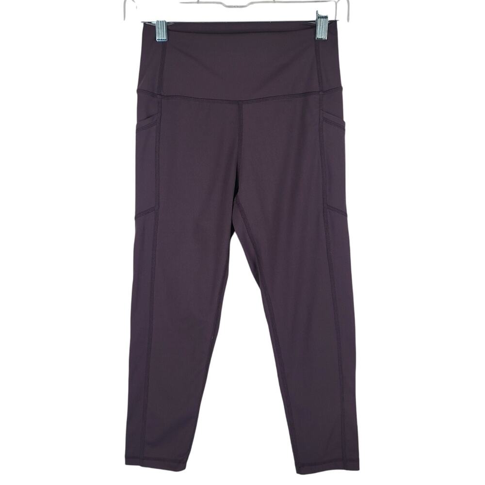 Zyia Active Athletic Hiking Walking Pickleball Plum Womens Leggings 6